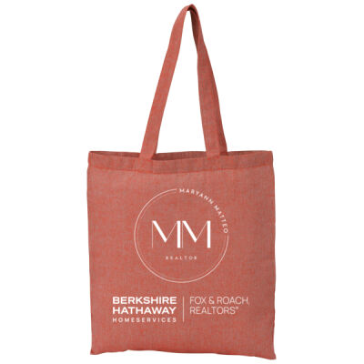 Maryann - Non-Woven Reusable Shopping Bag (Min 100) - Eco-Friendly 5oz Recycled Cotton Twill Tote Bag (Min 100) Thumbnail