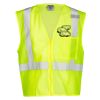 Unisex Single Pocket Zipper Mesh Vest Thumbnail